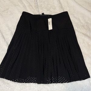 J. Crew Laser cut pleated skirt